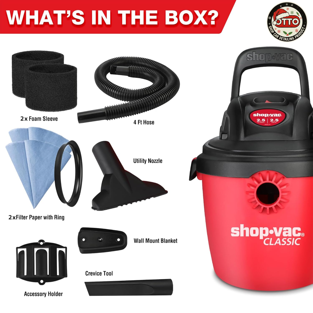 Shop-vac Aspiradora 1 gal 1 HP