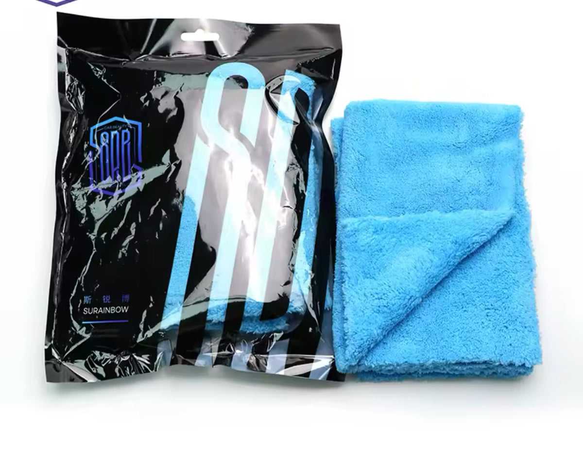 Lanilla de Microfibra Sin Borde – Azul
