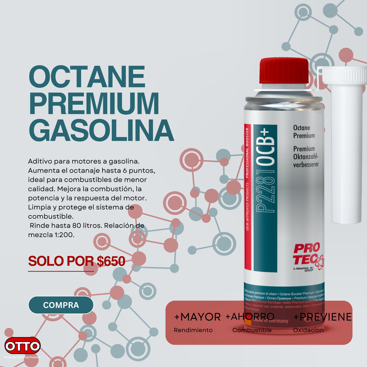 OCTANO PREMIUM GASOLINA