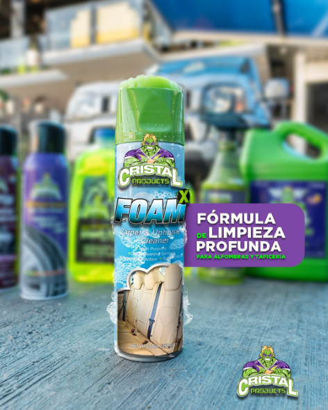 Cristal Foam X – Espuma Limpiadora Multiusos