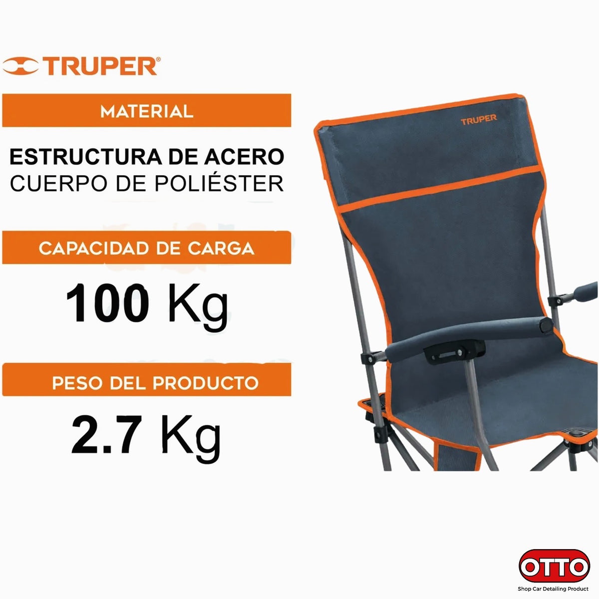 SILLA PLEGABLE 30 TRUPER