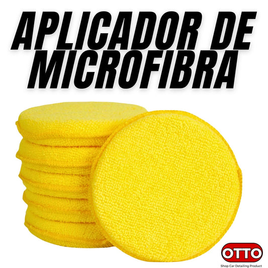 Aplicador de microfibra amarilla