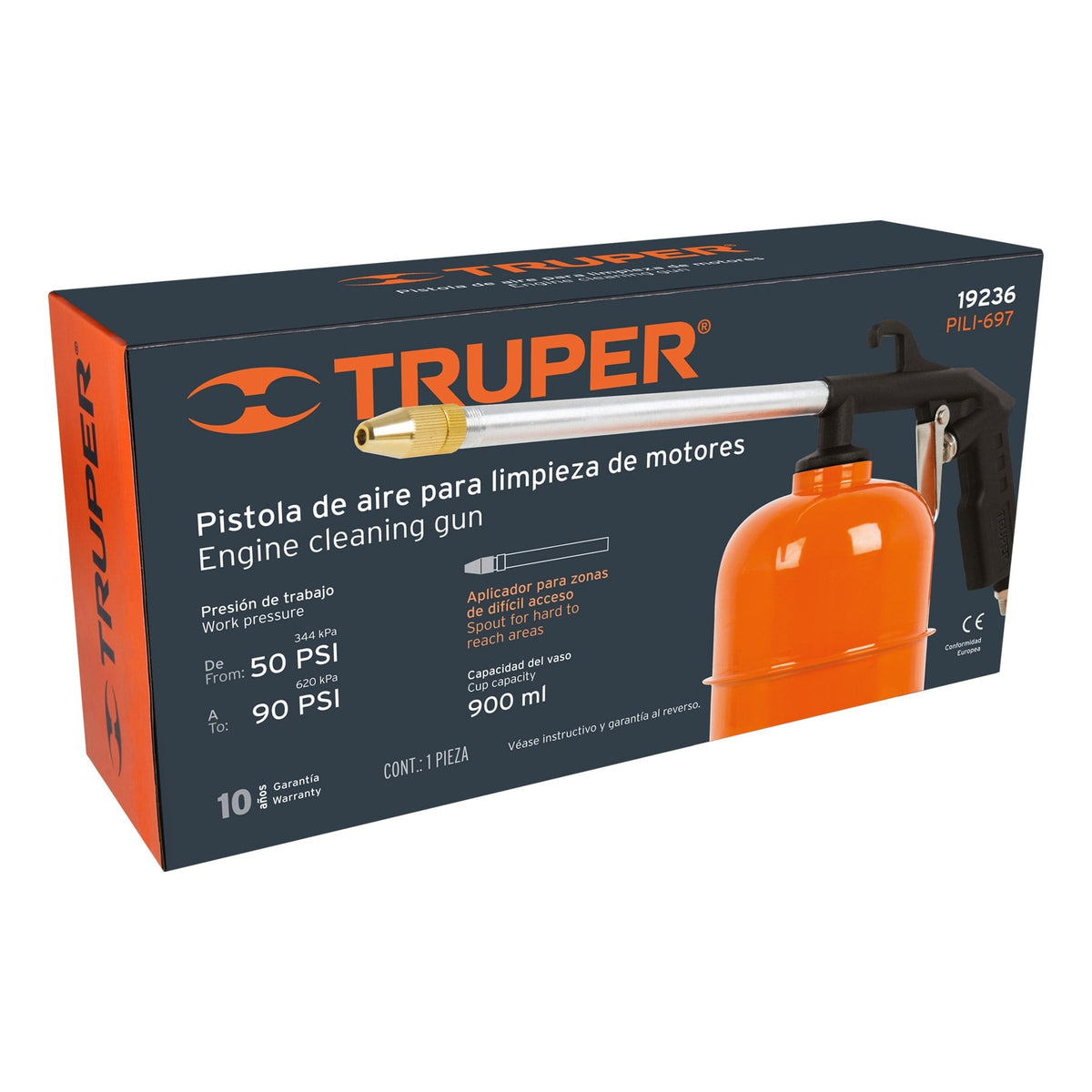 Pistola de Aire para Limpieza de Motores – Truper